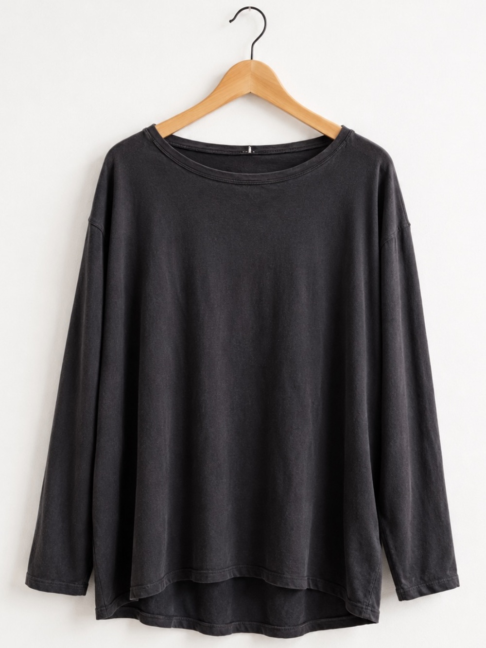 Lululemon Oversized Long Sleeve Top – Black – Relaxed Drapey Fit